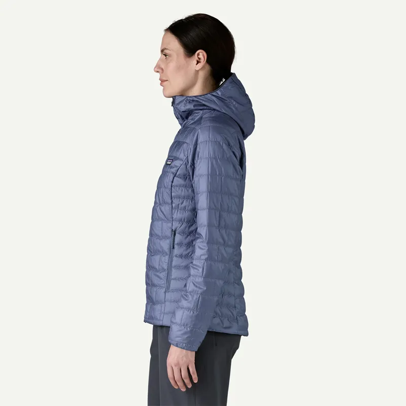 Patagonia Womens Nano Puff Hoody in Current Blue-4
