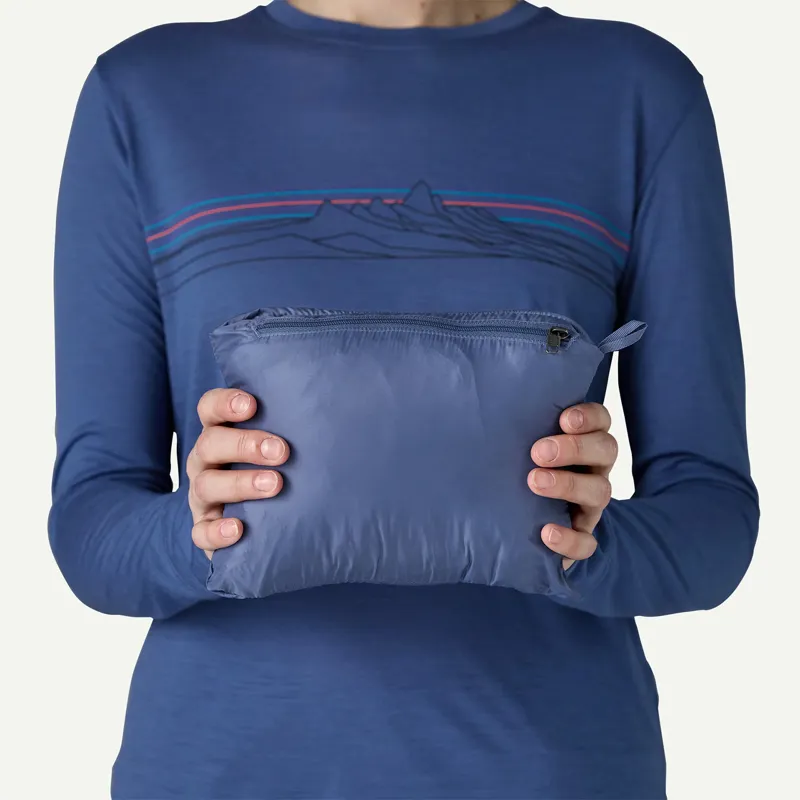 Patagonia Womens Nano Puff Hoody in Current Blue-7