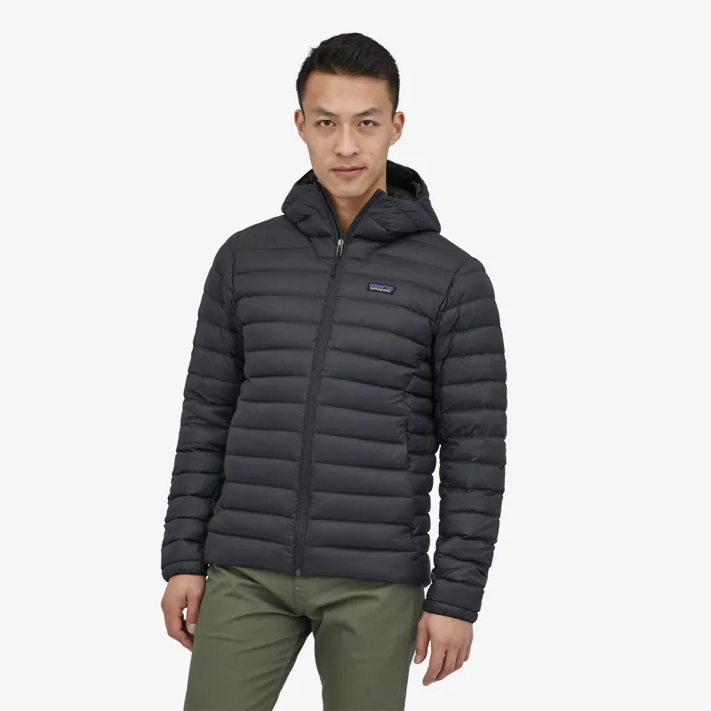 Patagonia Down Sweater Hoody in Black-1