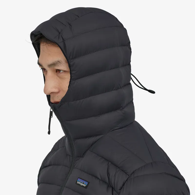 Patagonia Down Sweater Hoody in Black-4