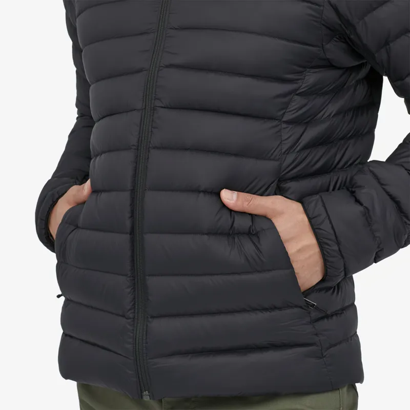Patagonia Down Sweater Hoody in Black-5