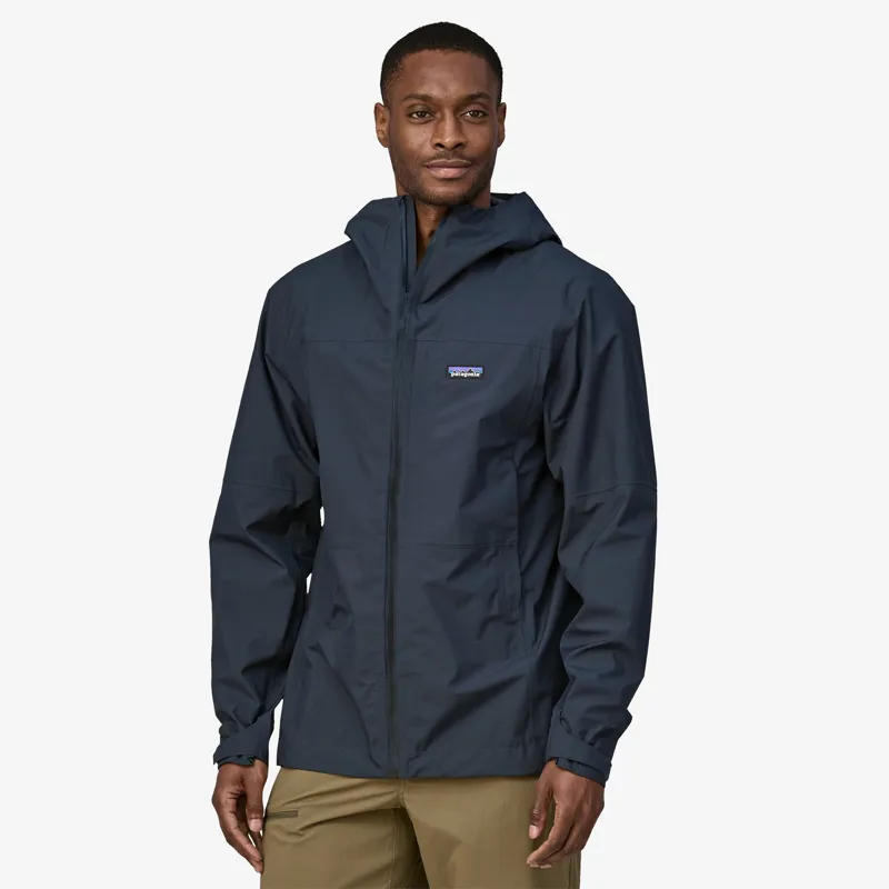 Patagonia Boulder Fork Rain Jacket in Smolder Blue-1