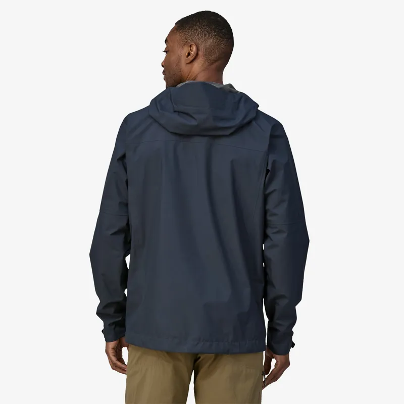 Patagonia Boulder Fork Rain Jacket in Smolder Blue-2