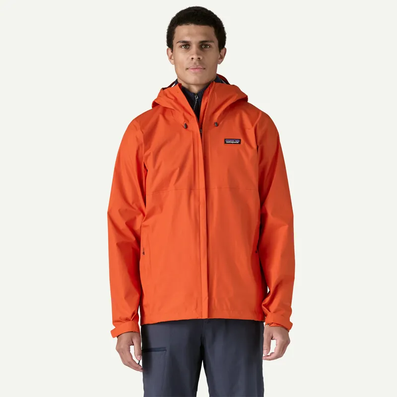Patagonia Torrentshell 3L Rain Jacket in Pollinator Orange-1
