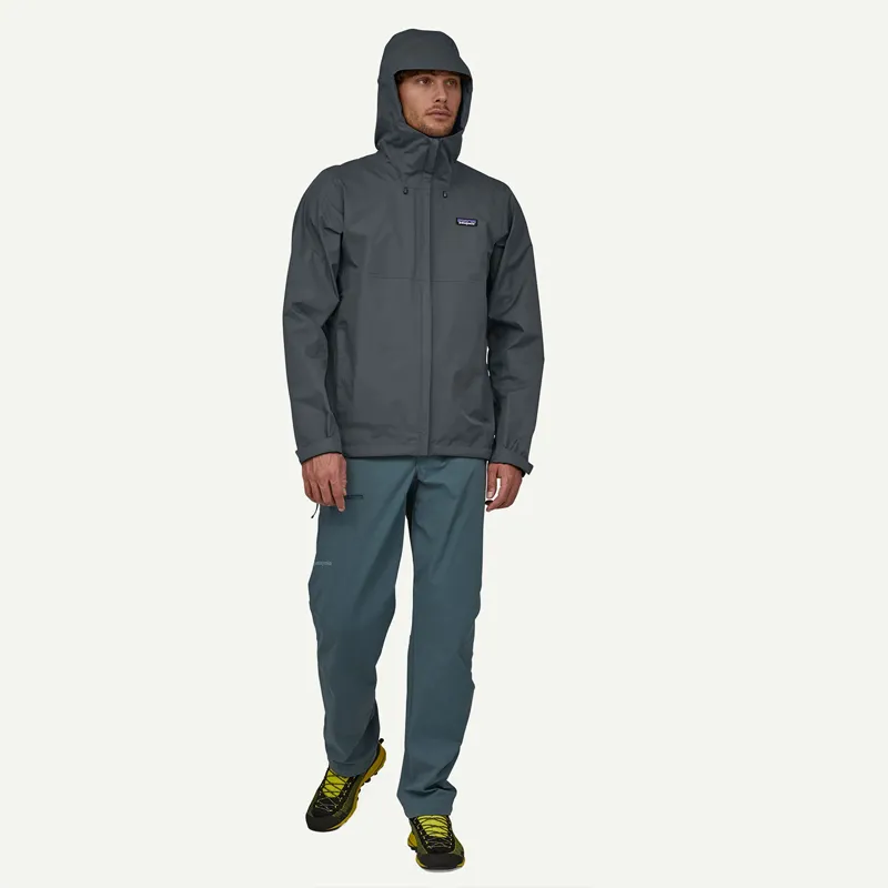 Patagonia Torrentshell 3L Rain Jacket in Smolder Blue-3