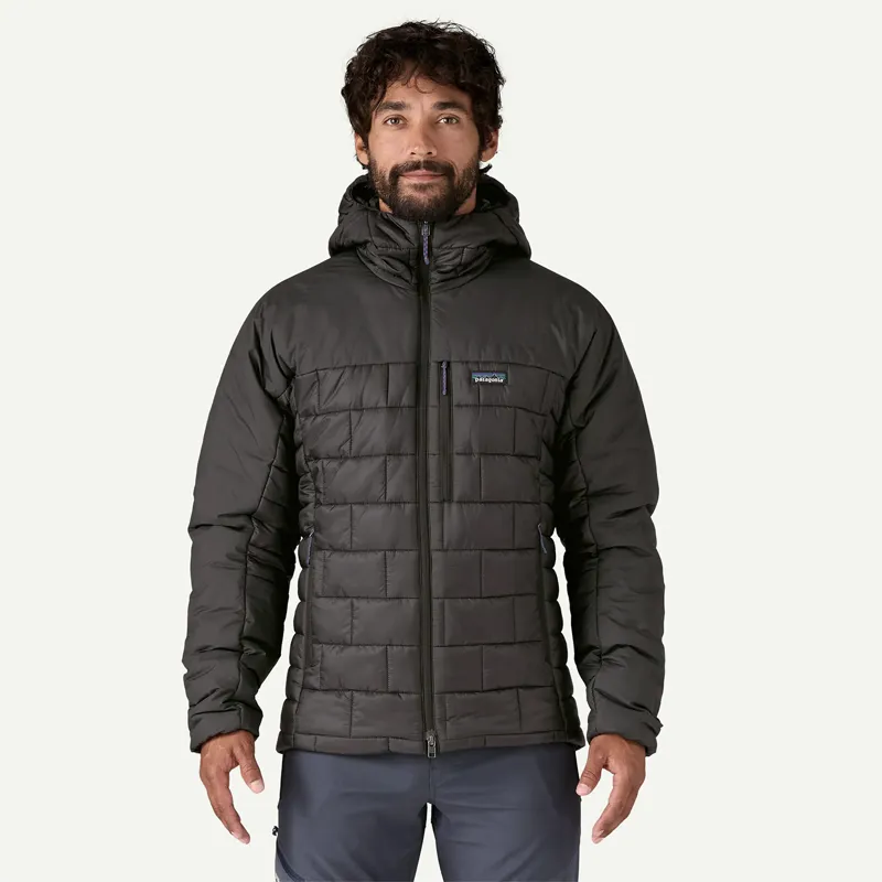 Patagonia Hi-Loft Nano Puff Hoody in Black-1