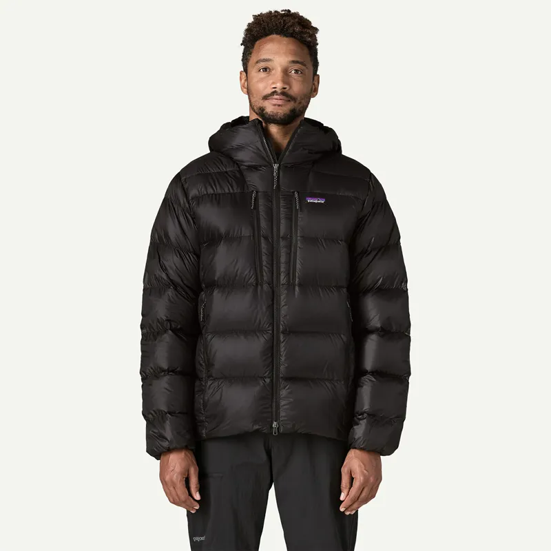 Patagonia Fitz Roy Down Hoody Men's in Black-1