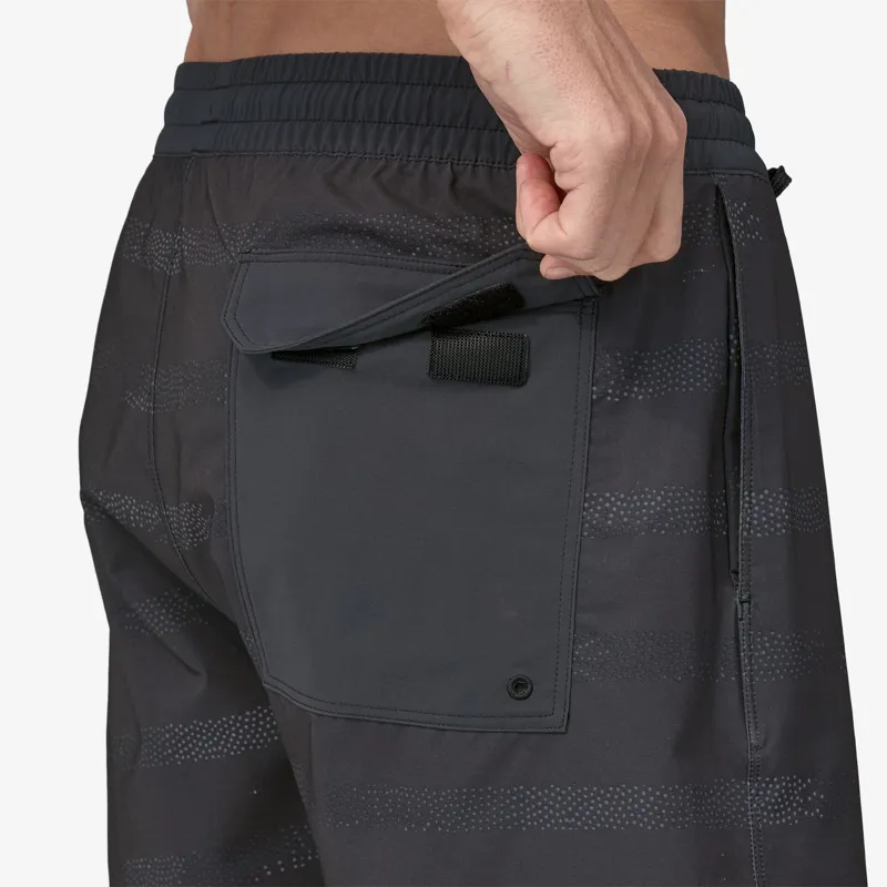Patagonia Hydropeak 16-inch Volley Shorts in Peak Protector Badge/Ink Black-3