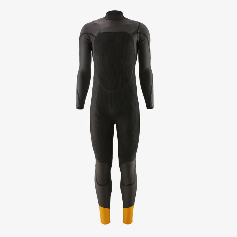 Patagonia Mens R3 4-3mm+ Yulex Chest Zip Wetsuit in Black-3