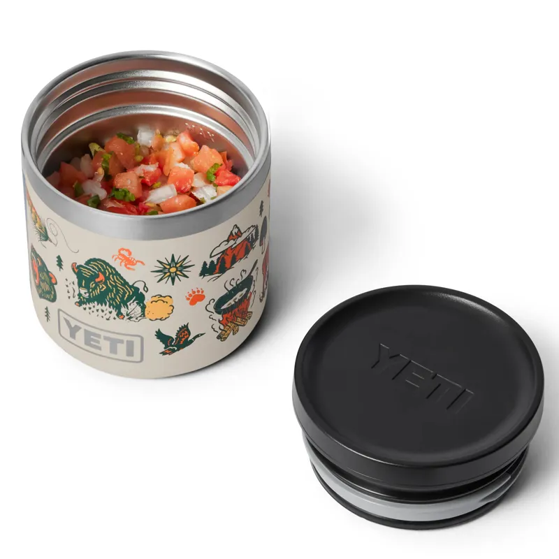 Yeti Rambler 8oz Food Jar in Cape Summer Camp-3