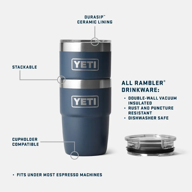 Yeti Rambler 8oz Stackable Cup in Pace Purple-3