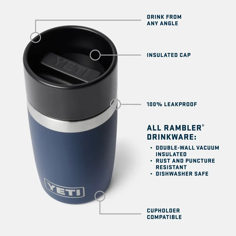 Yeti Rambler 8oz Travel Bottle in Riverhead Green-3