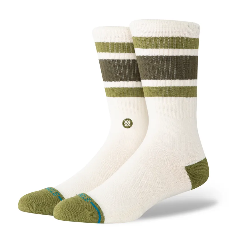 Stance Boyd Crew Socks  in Military Green - SIZE Large