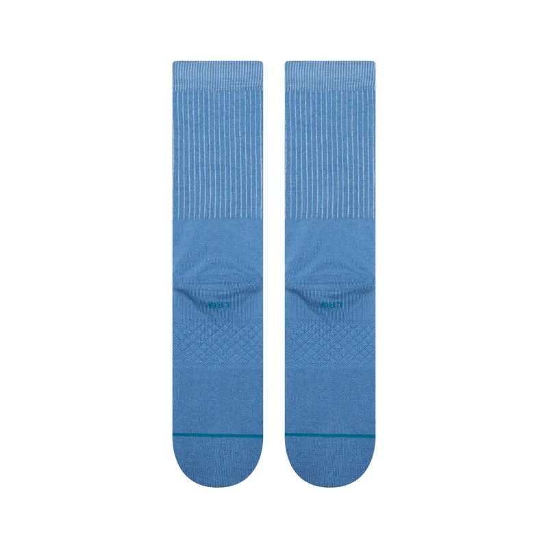 Stance Icon Pop Crew Sock in Capri Blue - SIZE Large-2