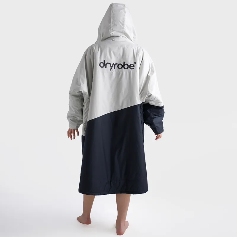 Dryrobe Advance Long Sleeve Change Robe in Anthracite/Lime-1