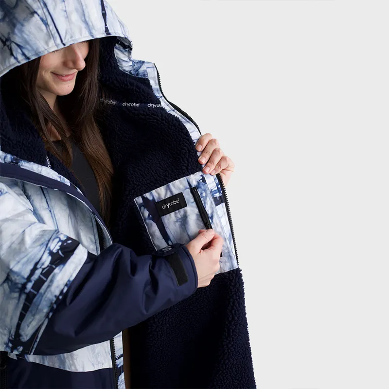 Dryrobe Advance Long Sleeve Change Robe in Batik/Blue-3