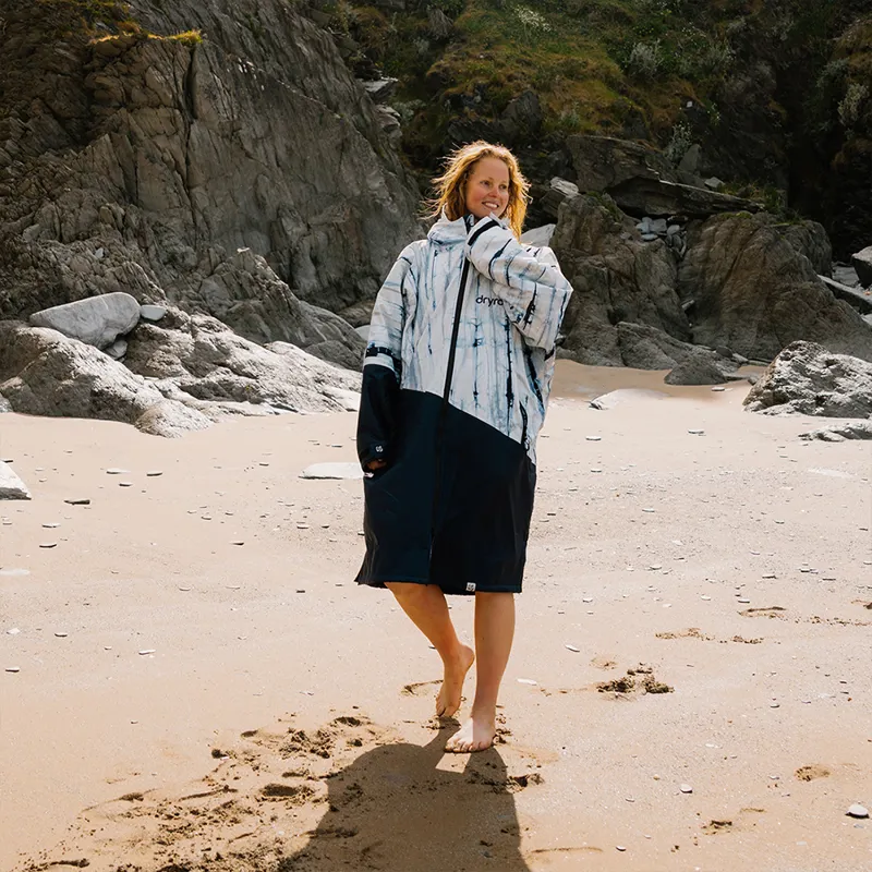Dryrobe Advance Long Sleeve Change Robe in Batik/Blue-7
