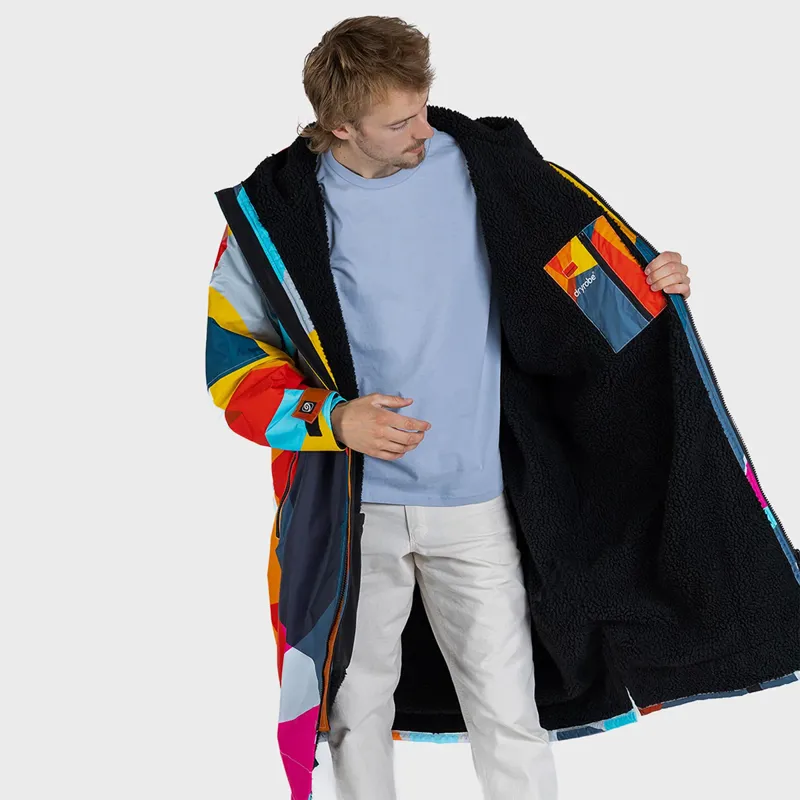 Dryrobe Advance Long Sleeve Change Robe in Abstract-3