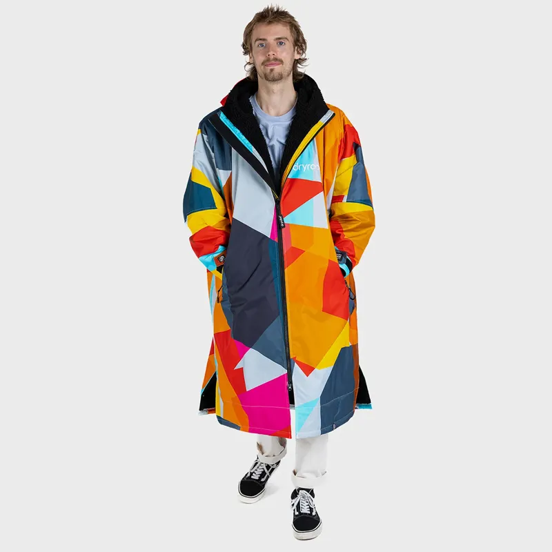 Dryrobe Advance Long Sleeve Change Robe in Abstract