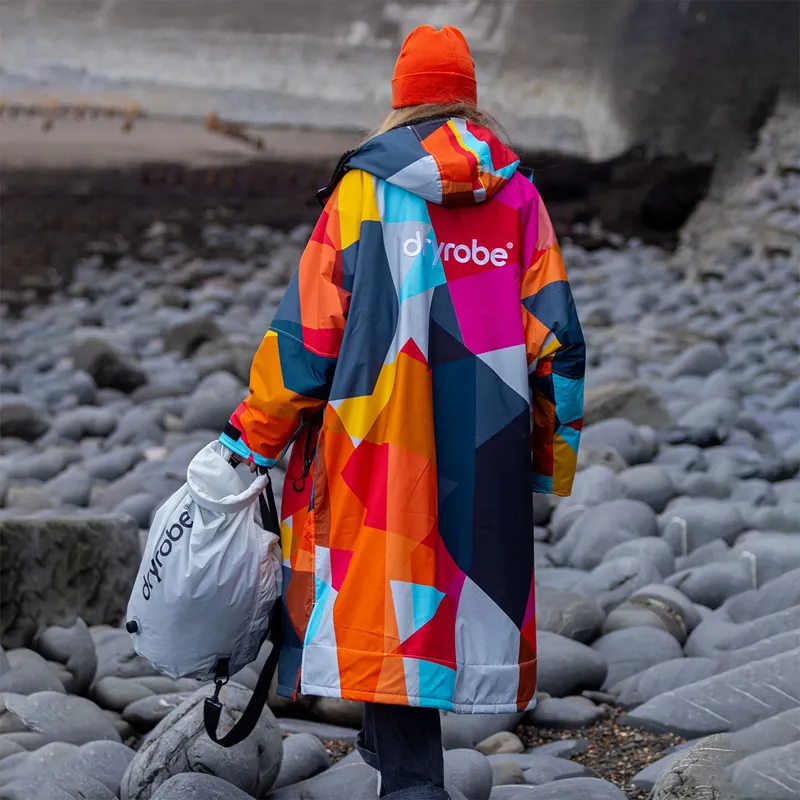 Dryrobe Advance Long Sleeve Change Robe in Abstract-2