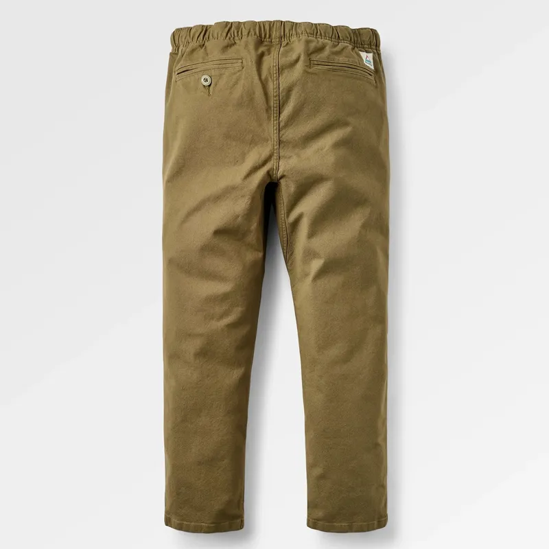 Passenger Adventurer Canvas Trouser in Dark Olive-1