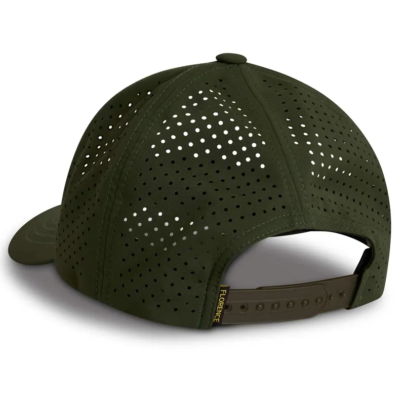 Florence Marine Airtex Trucker Hat in Tropic Green Camo-1