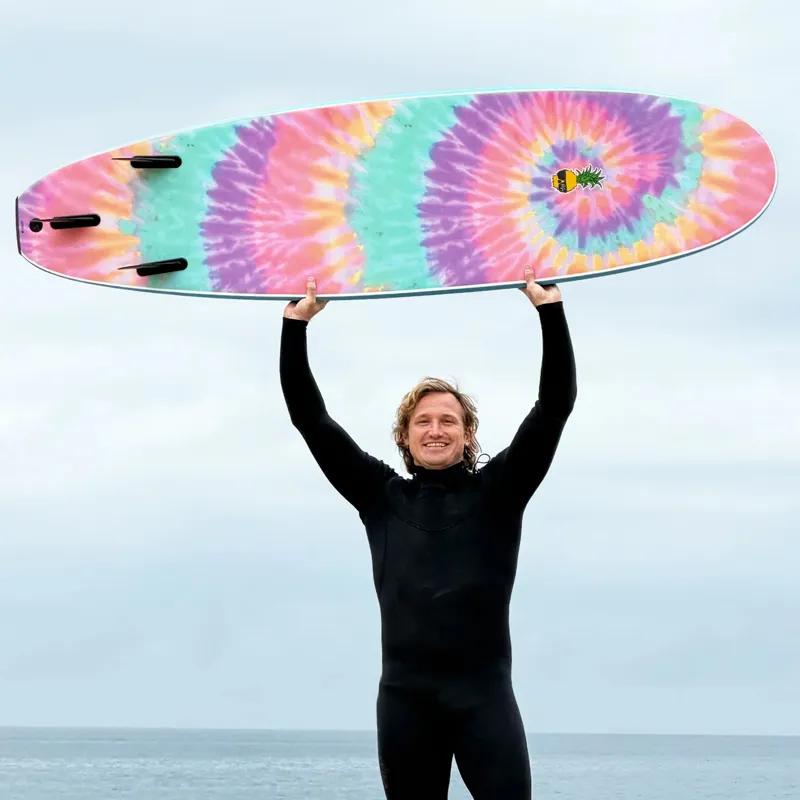 Wave Bandit Ben Gravy EZ Rider Soft Surfboard in Blue-2