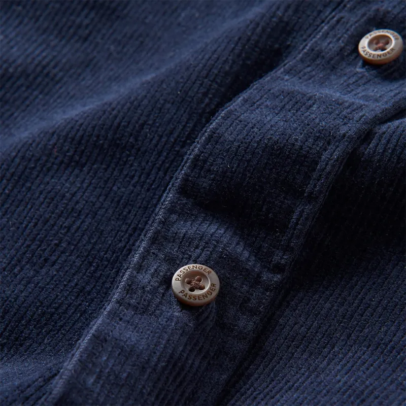 Passenger Backcountry Cord Shirt in Navy-8