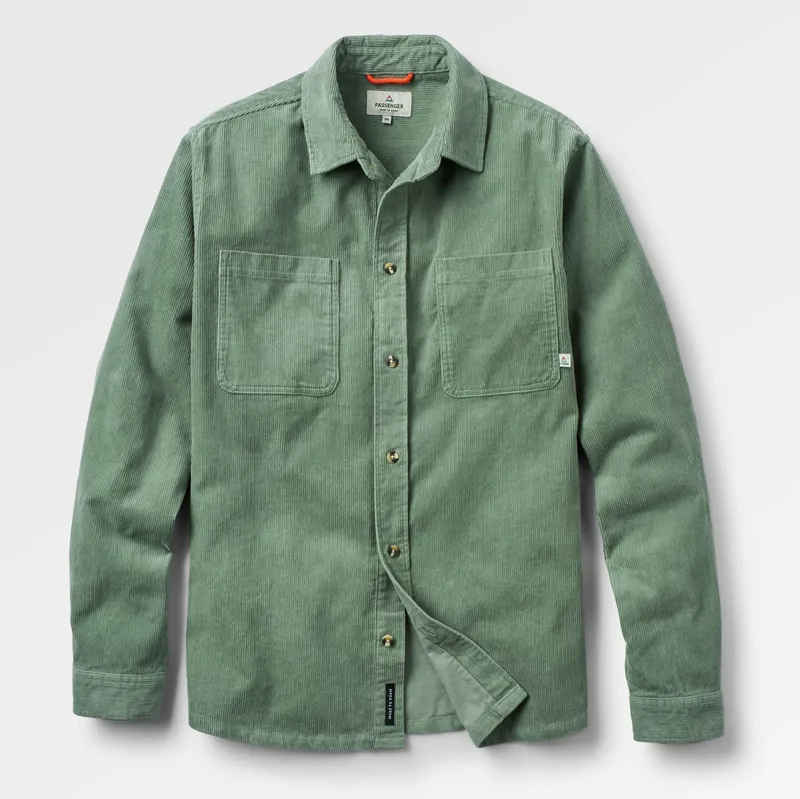 Passenger Backcountry Cord Shirt in Pistachio