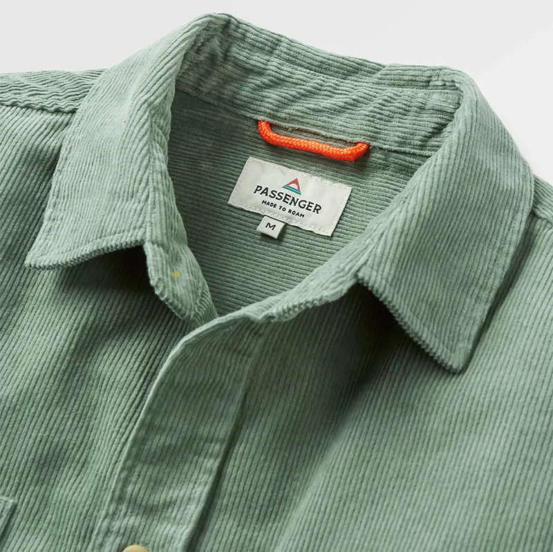 Passenger Backcountry Cord Shirt in Pistachio-5