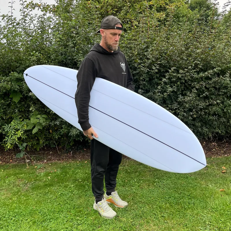 JS Industries Big Baron PE Surfboard in Clear - Futures-1