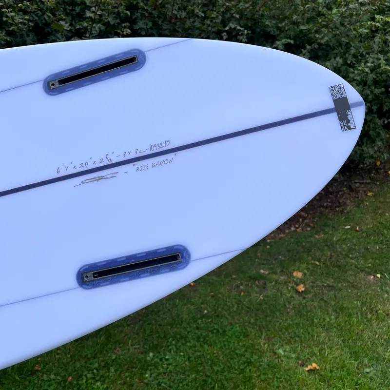 JS Industries Big Baron PE Surfboard in Clear - Futures-6