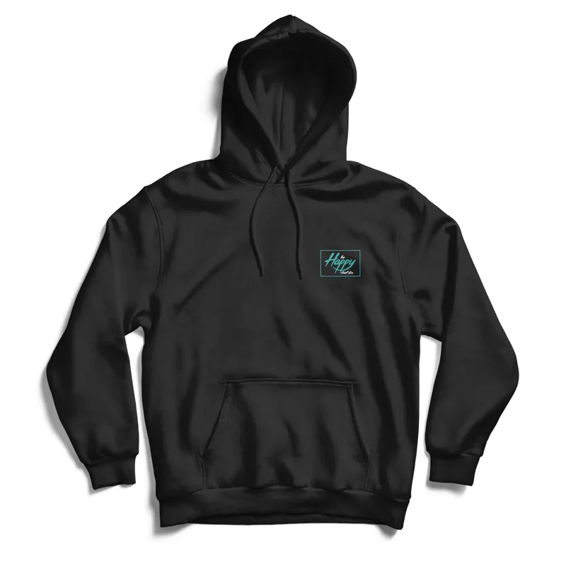 Happy Surf Co / Shaka Embroidered Hoodie / Black-1