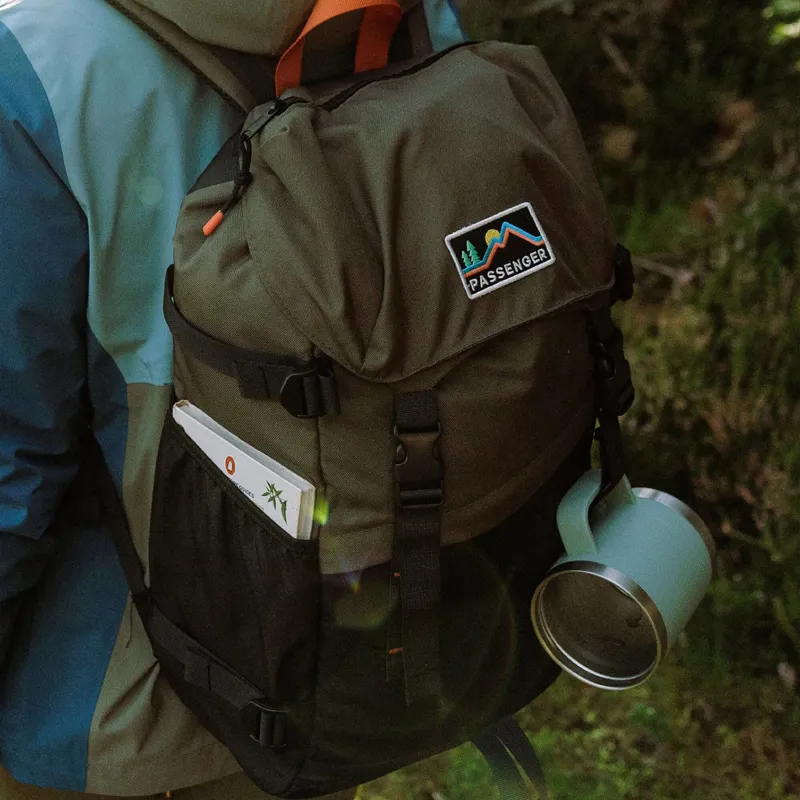 Passenger Boondocker 26L Backpack in Black/Khaki-5