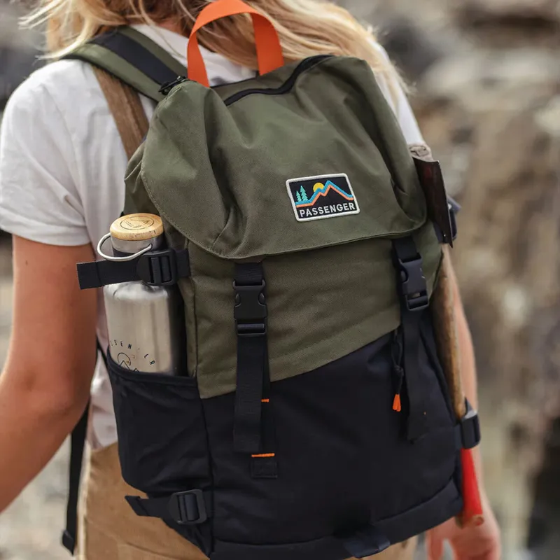 Passenger Boondocker 26L Backpack in Black/Khaki-6