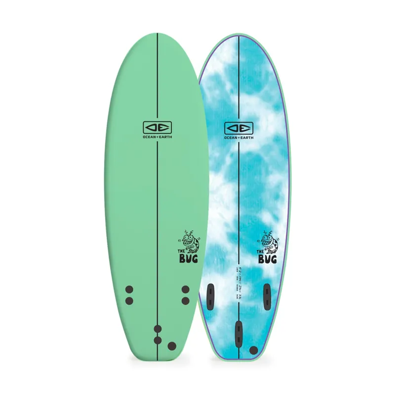 Ocean and Earth The Bug Softboard in Spearmint