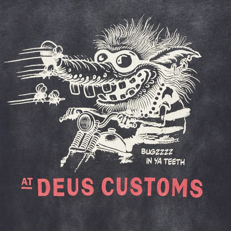 Deus Ex Machina Bugzzz Tee in Black Beauty-2