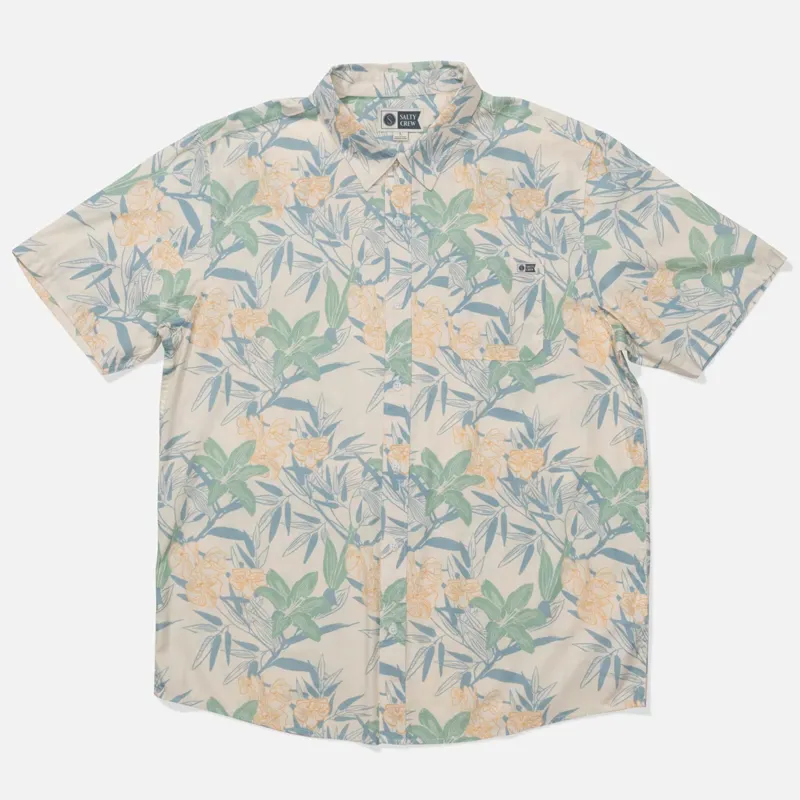 Salty Crew Button Up Shirt in Off White
