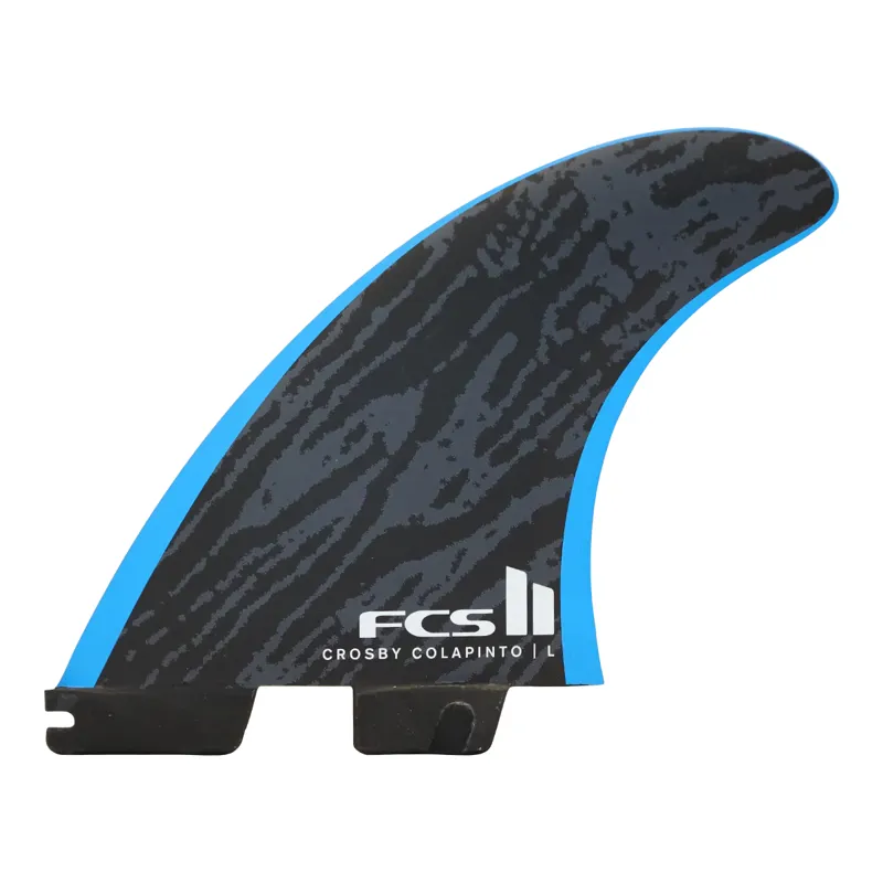 FCS II Crosby Colapinto PC Tri Fin Set in Black/Blue