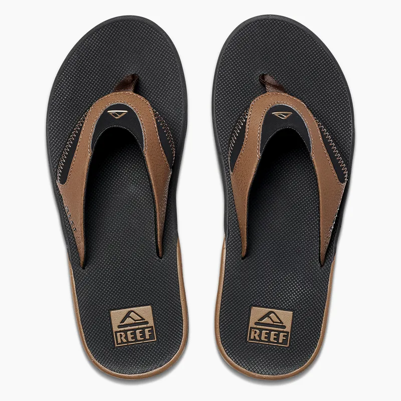 Reef Fanning Sandal in Black and Tan-3
