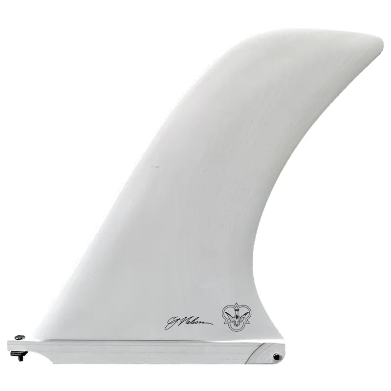 Flying Diamonds CJ Noserider Single Fin in White