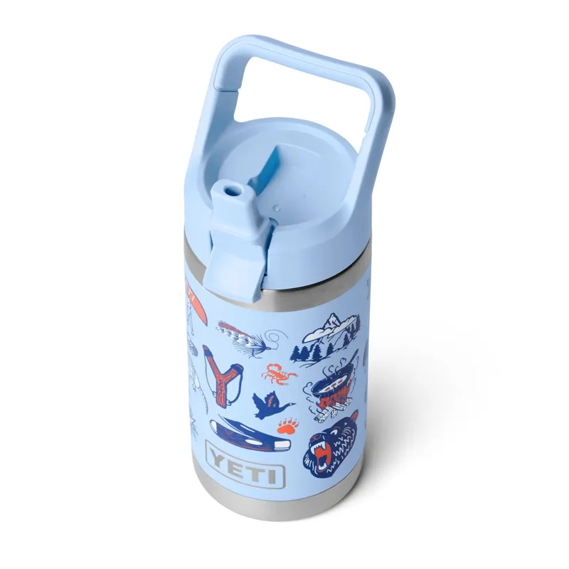 Yeti Rambler 12oz Kids Bottle in Big Sky Summer Camp