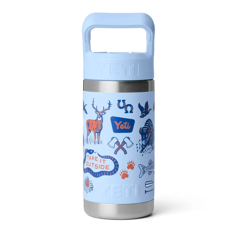 Yeti Rambler 12oz Kids Bottle in Big Sky Summer Camp-2
