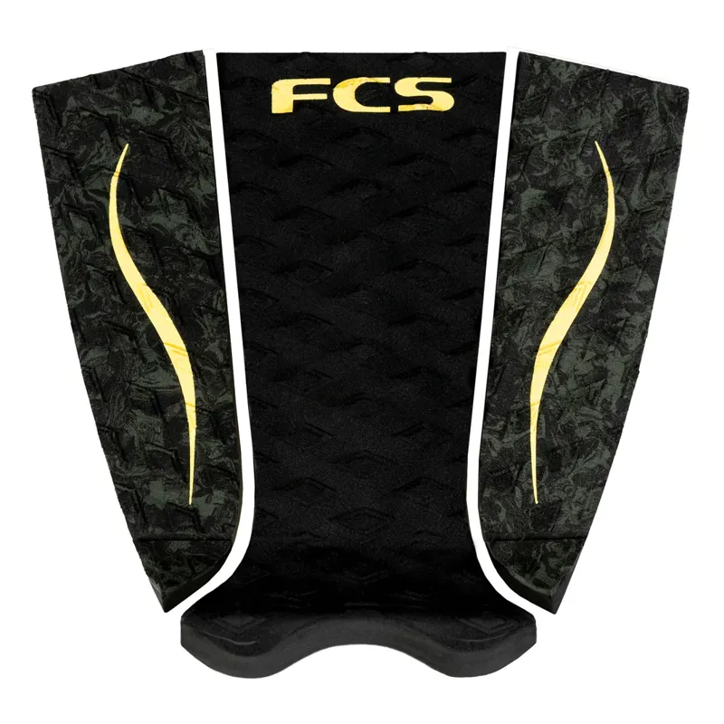 FCS Carissa Moore Tail Pad in Black/Gold