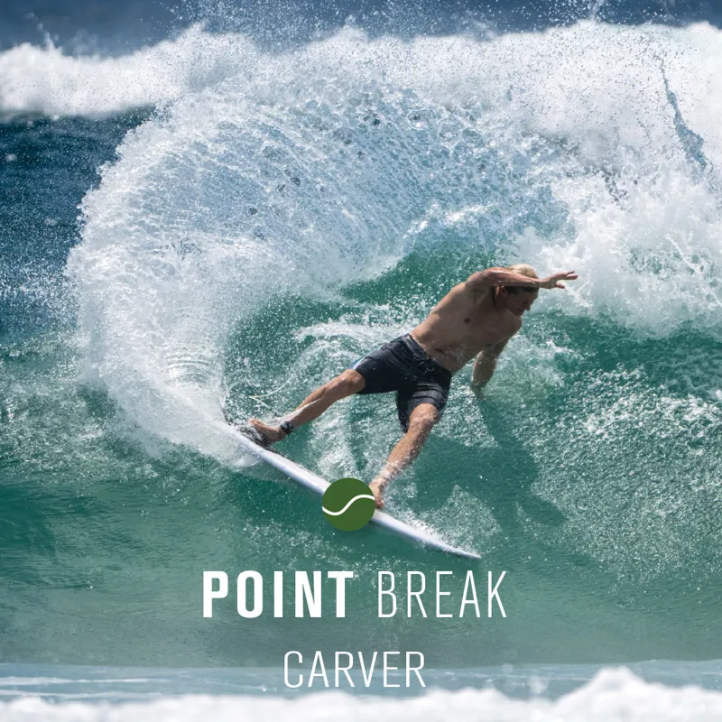 FCS II Carver White Edition PC Tri Fin Set - Point Break-3