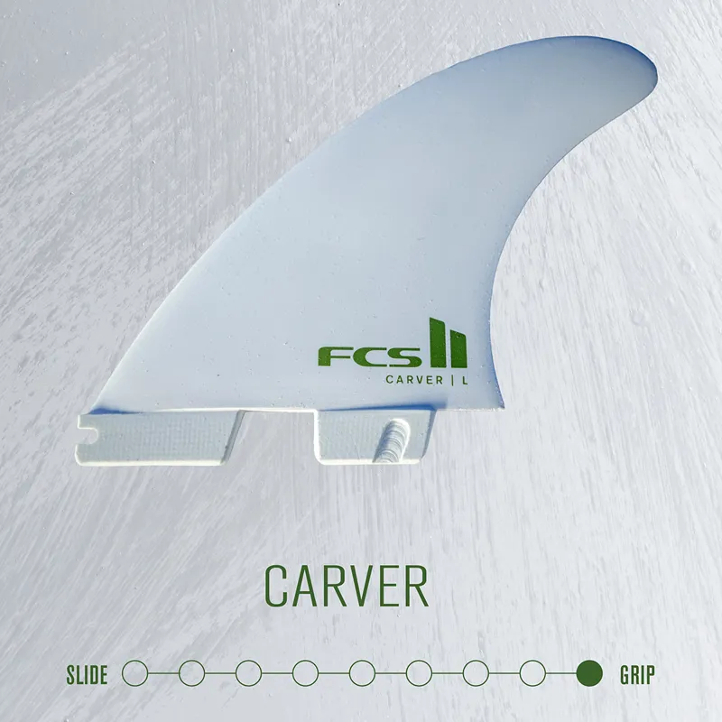 FCS II Carver White Edition PC Tri Fin Set - Point Break-4