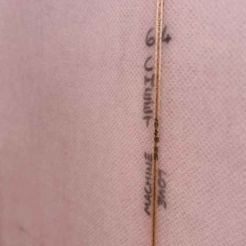 Love Machine Surfboards 6ft 04 Cheet in Salmon - Futures Sides-6