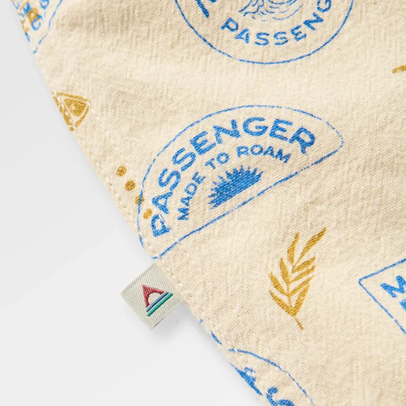 Passenger Chill Textured Short Sleeve Shirt in Badge Birch-3