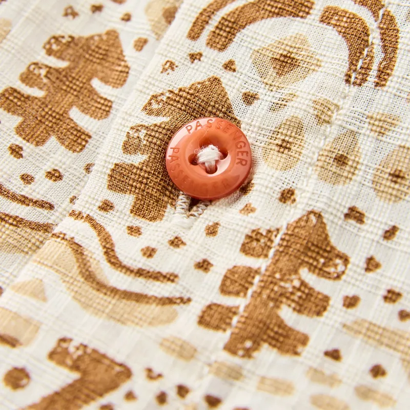 Passenger Chill Textured Short Sleeve Shirt in Elemental Geo Birch-1