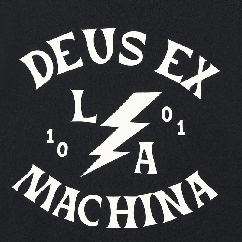 Deus Ex Machina Chinook Muscle Tee in Black-2